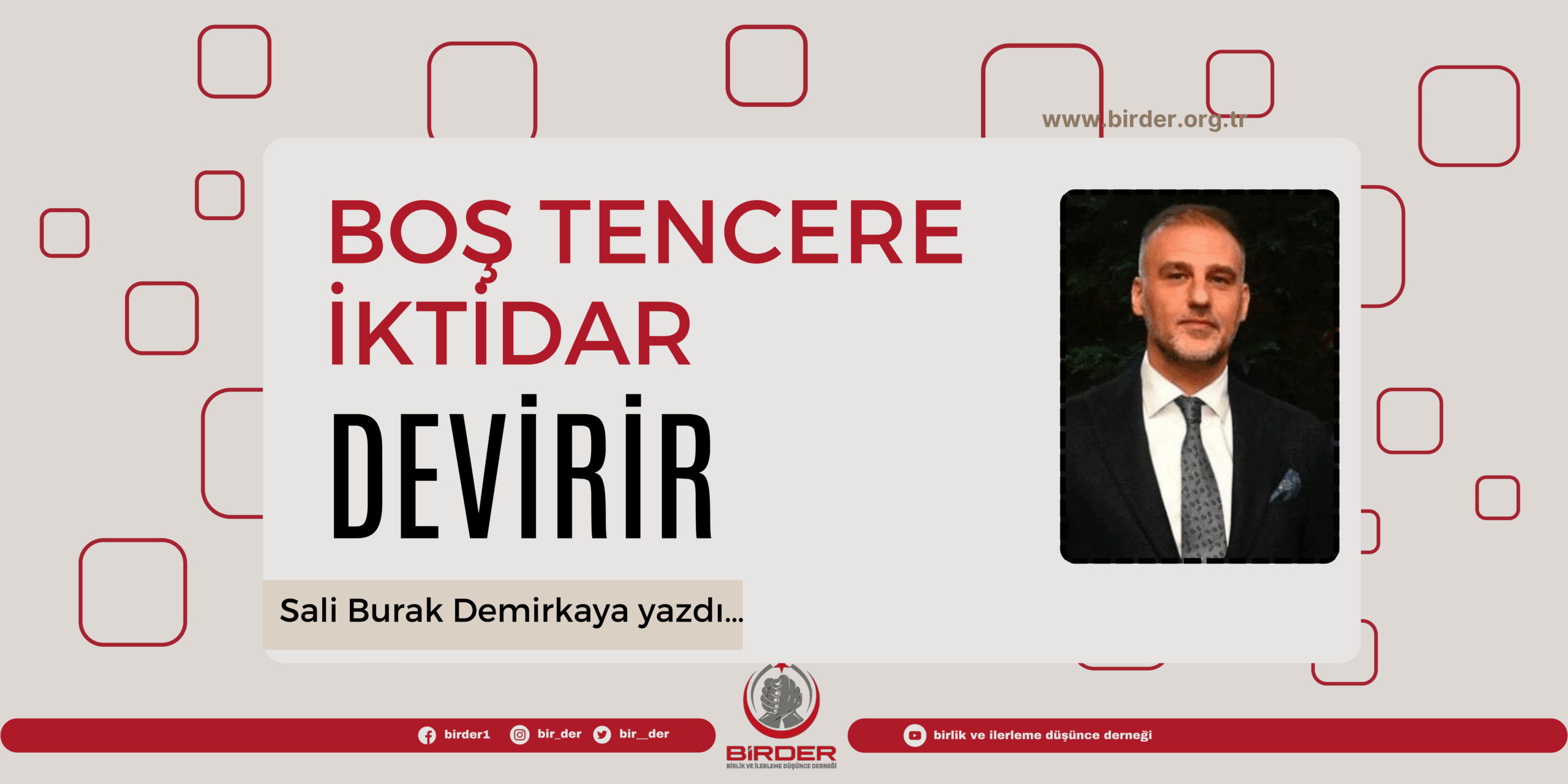 İktidar Tenceresi – Salih Burak Demirkaya